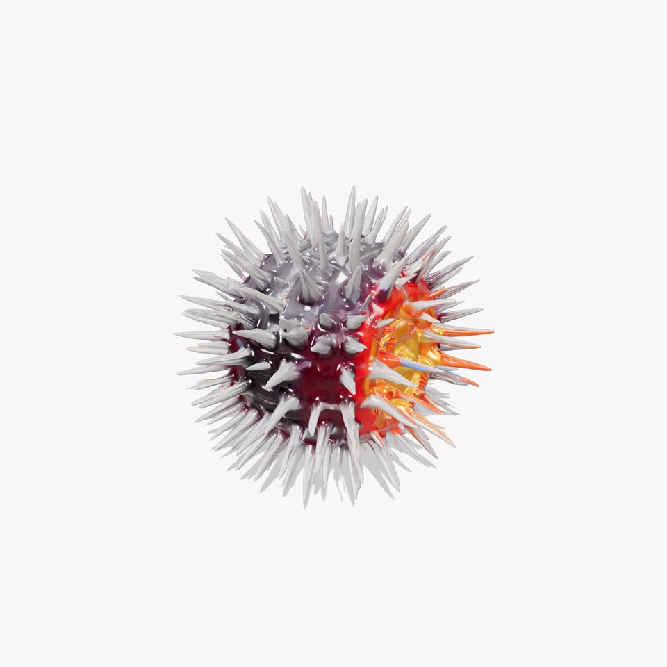 Spiky Red Orb model pack